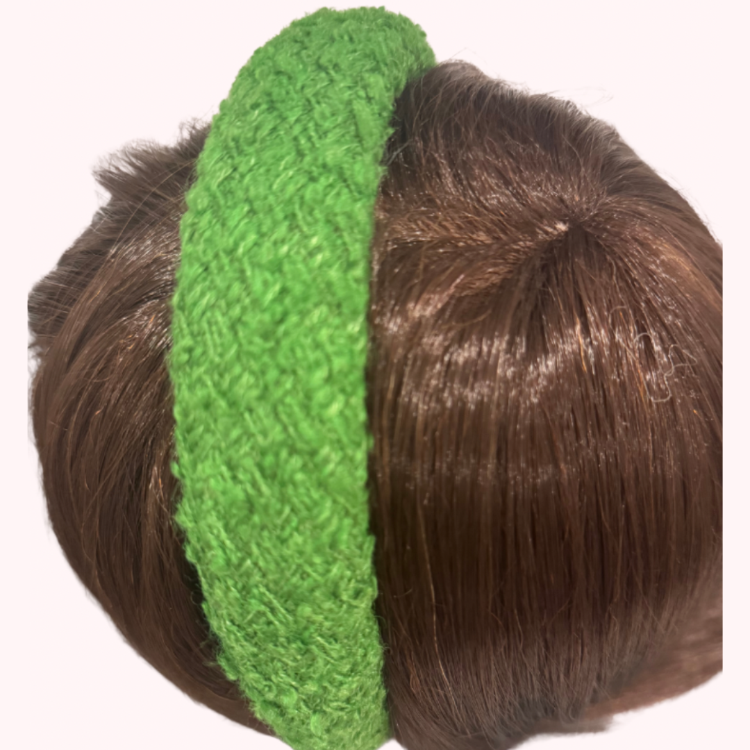 Green Puff Hairband