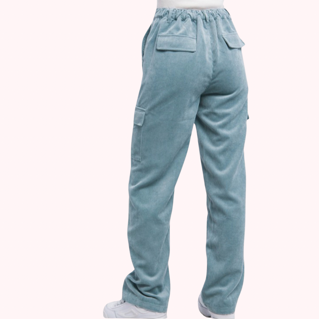 Cargo Corduroy Cargo Wide Leg Pant