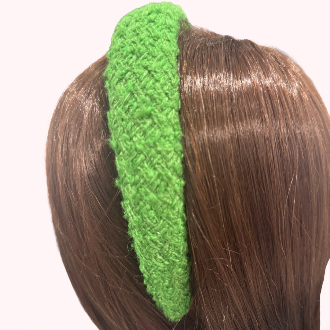 Green Puff Hairband