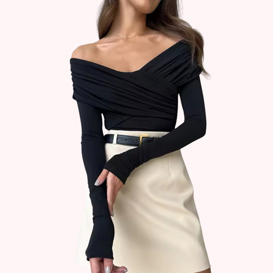 Off Shoulder Elegant Bodysuit