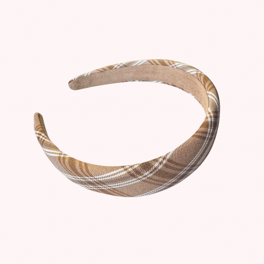 Plaid Fabric Hairband