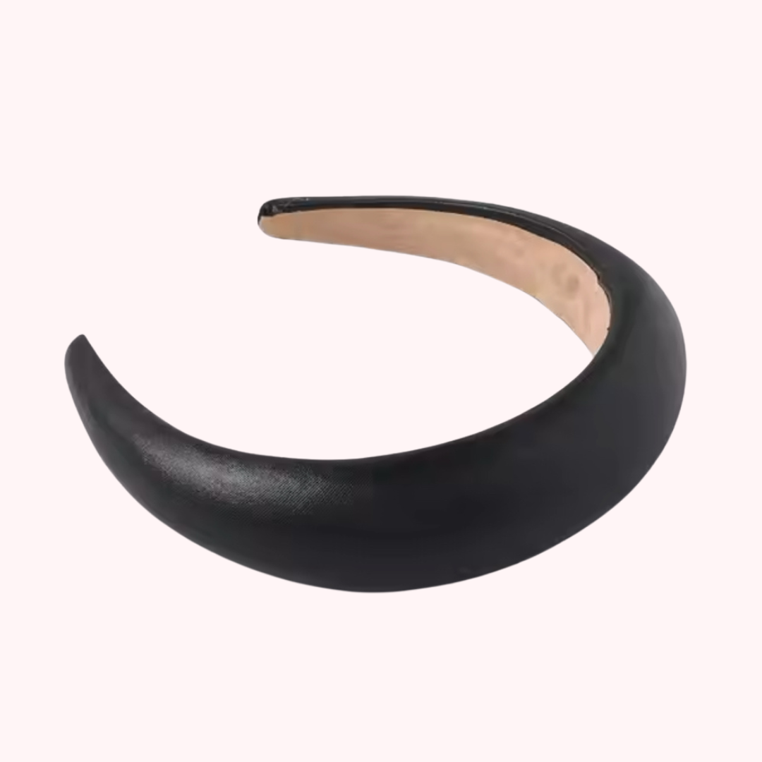 Faux Leather Hairband